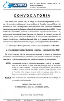Assembleia Geral Ordin&aacute;ria - Convocat&oacute;ria